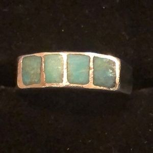 VINTAGE Sterling Native American Ring SZ 5